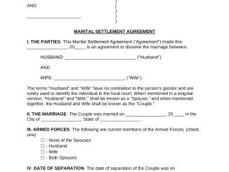 Mississippi Divorce Forms